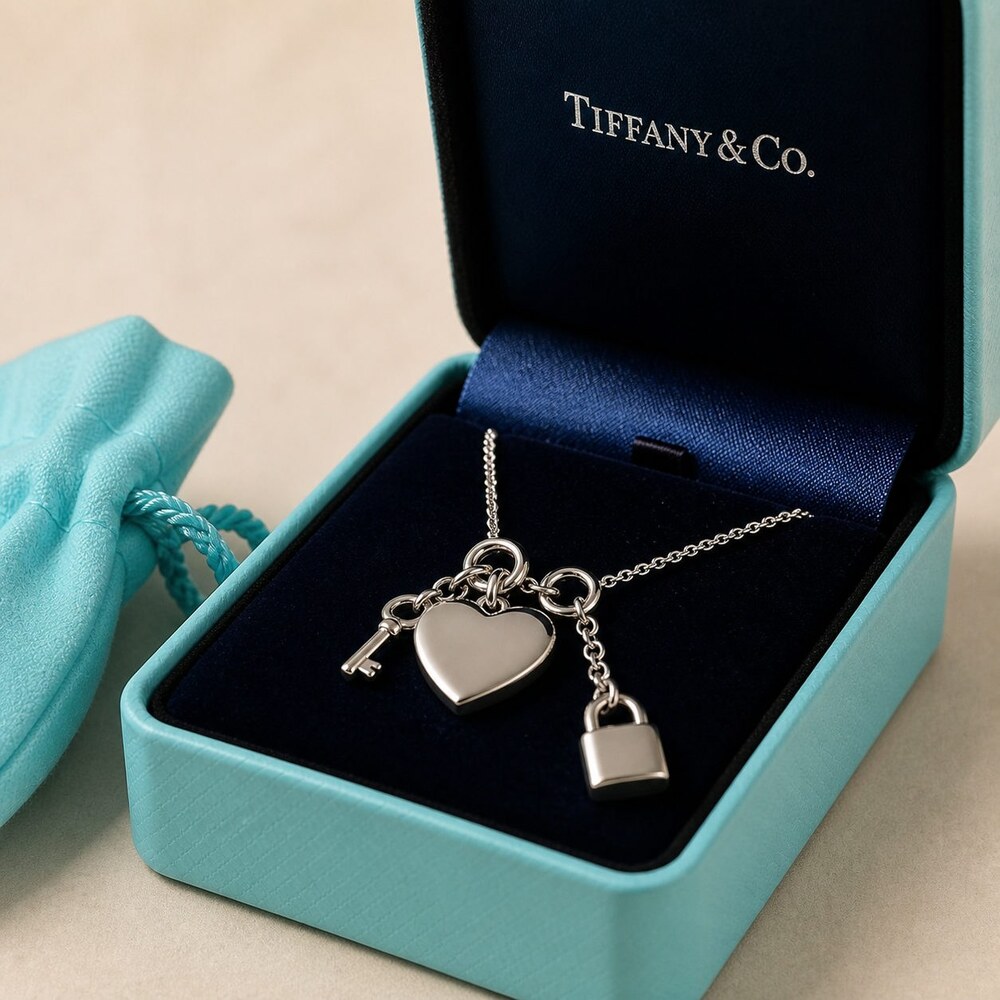 TIFFANY&CO Timeless Necklace Style 5 | New with Box - Picture 5 of 9